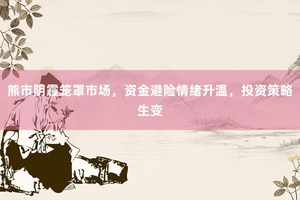 熊市阴霾笼罩市场，资金避险情绪升温，投资策略生变